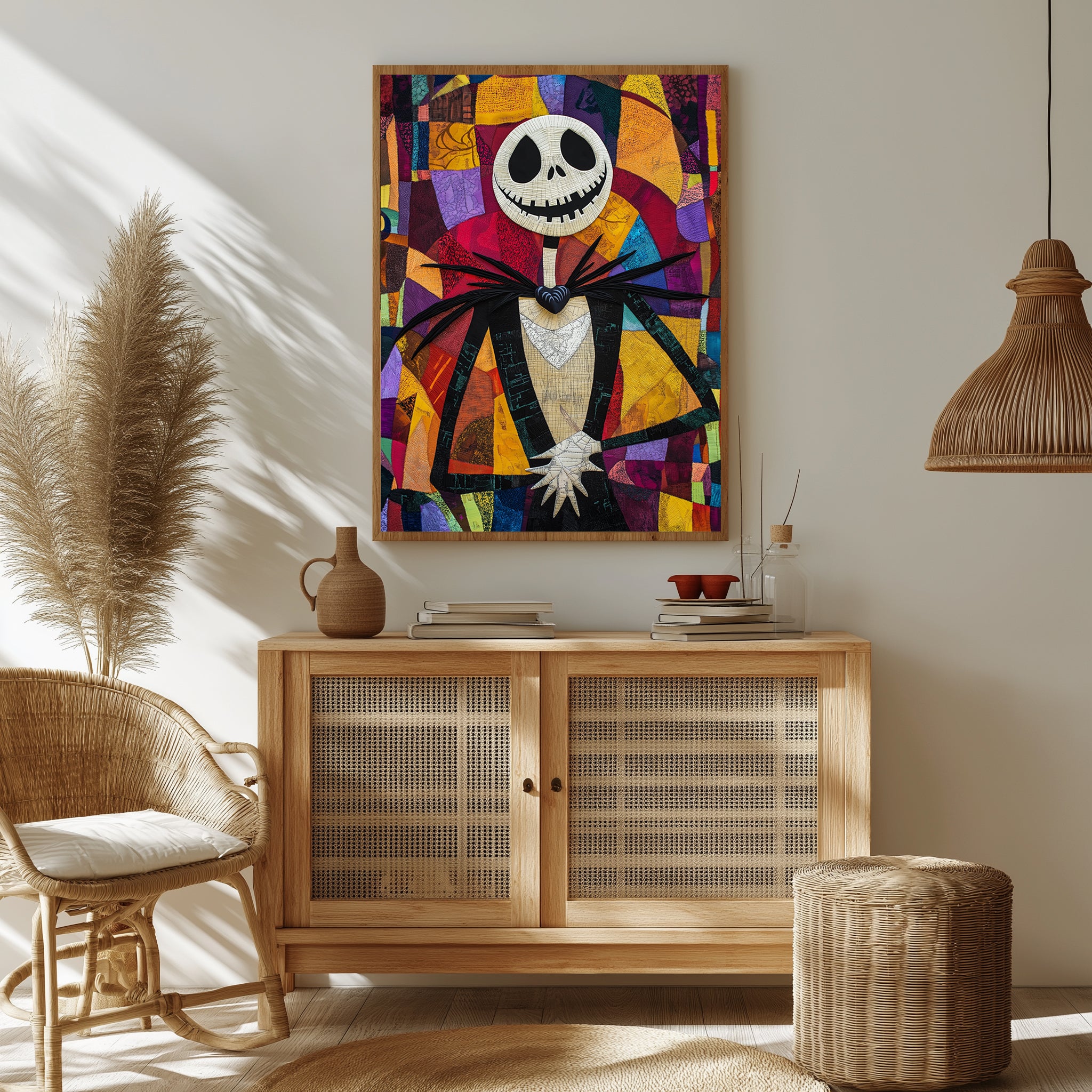 Jack Skellington Wall Art Print — Nightmare Before Christmas Tribute Poster