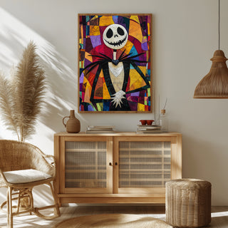 Jack Skellington Wall Art Print — Nightmare Before Christmas Tribute Poster