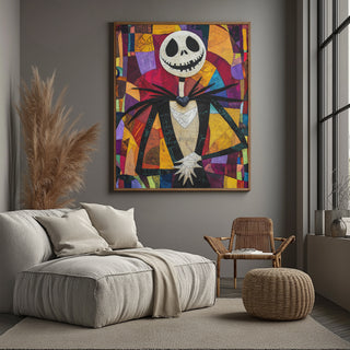 Jack Skellington Wall Art Print — Nightmare Before Christmas Tribute Poster