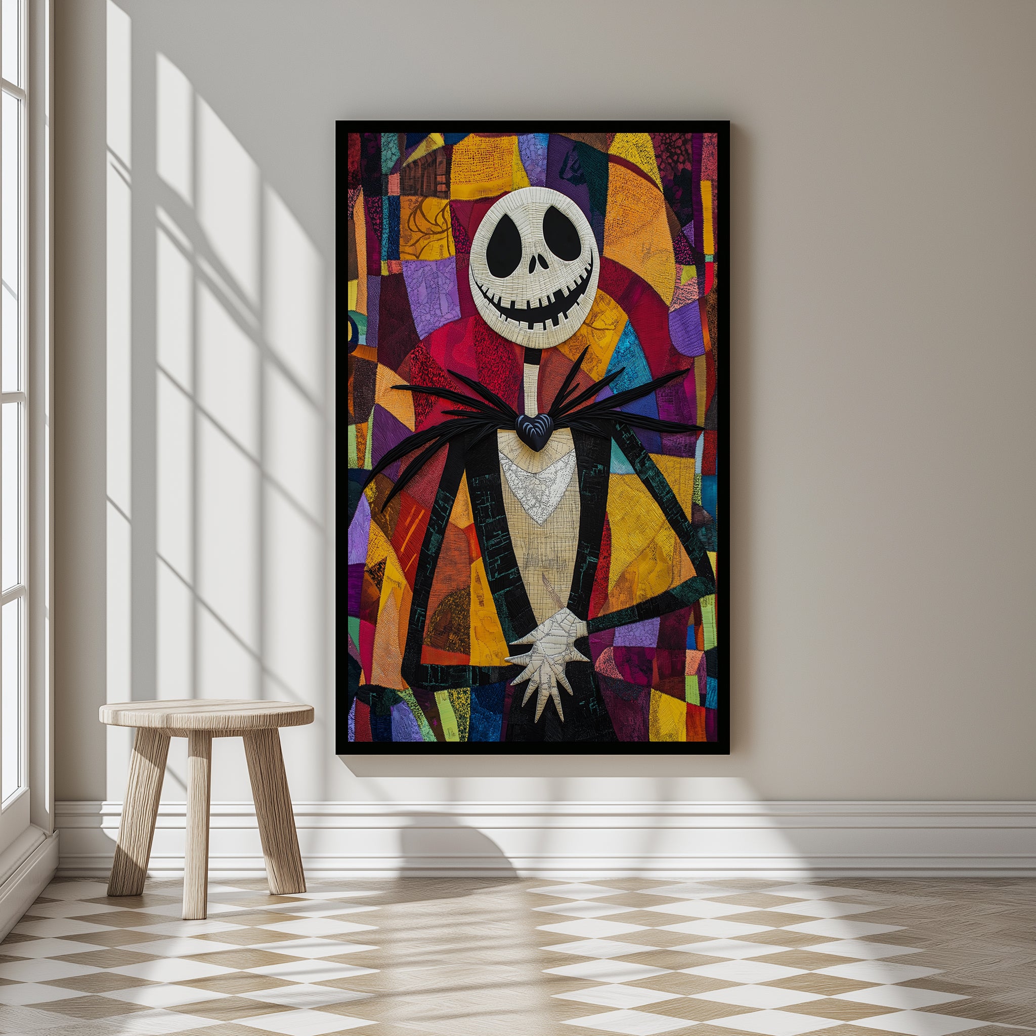 Jack Skellington Wall Art Print — Nightmare Before Christmas Tribute Poster