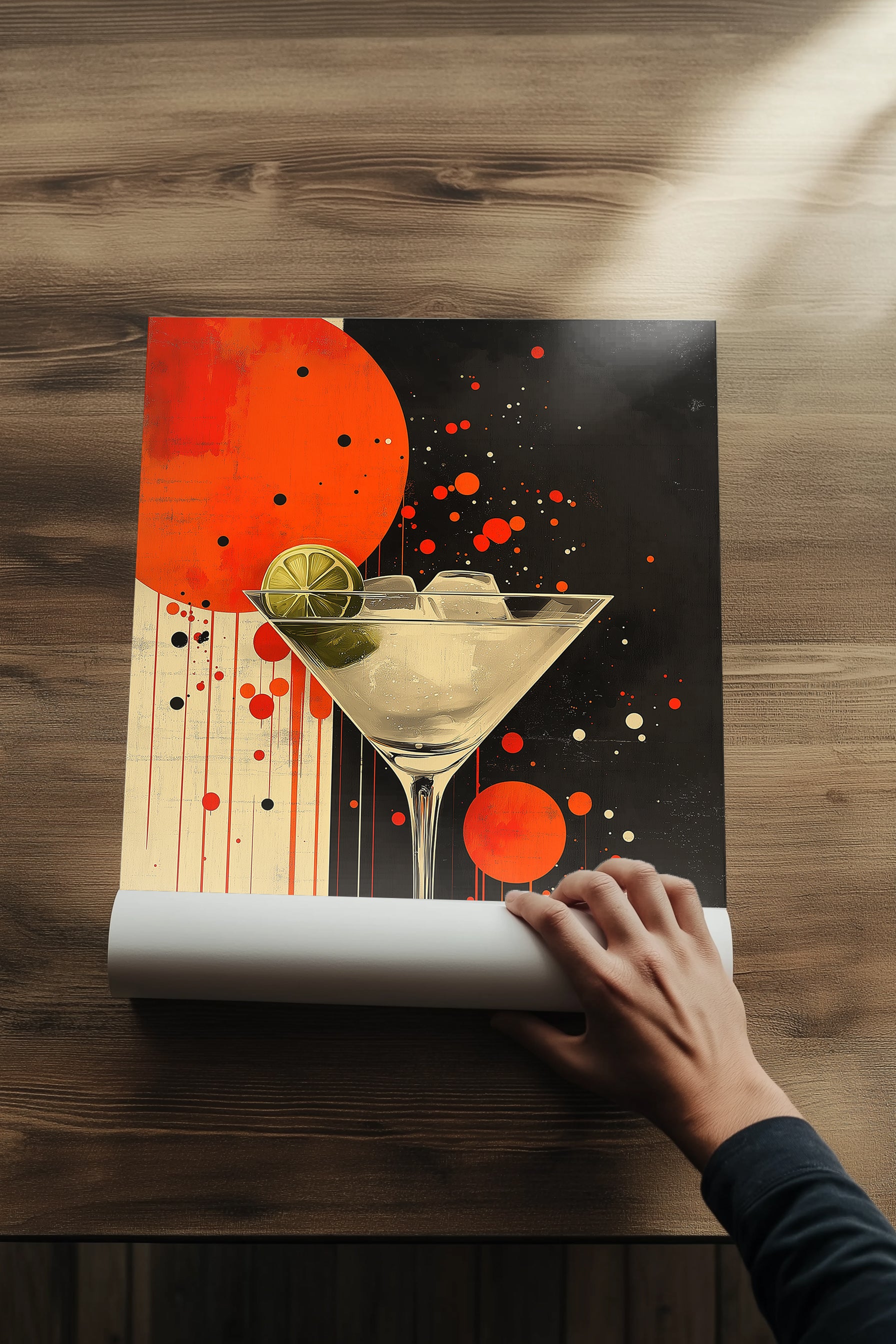 City Nights Wall Art Print — Neon Urban Skyline Poster