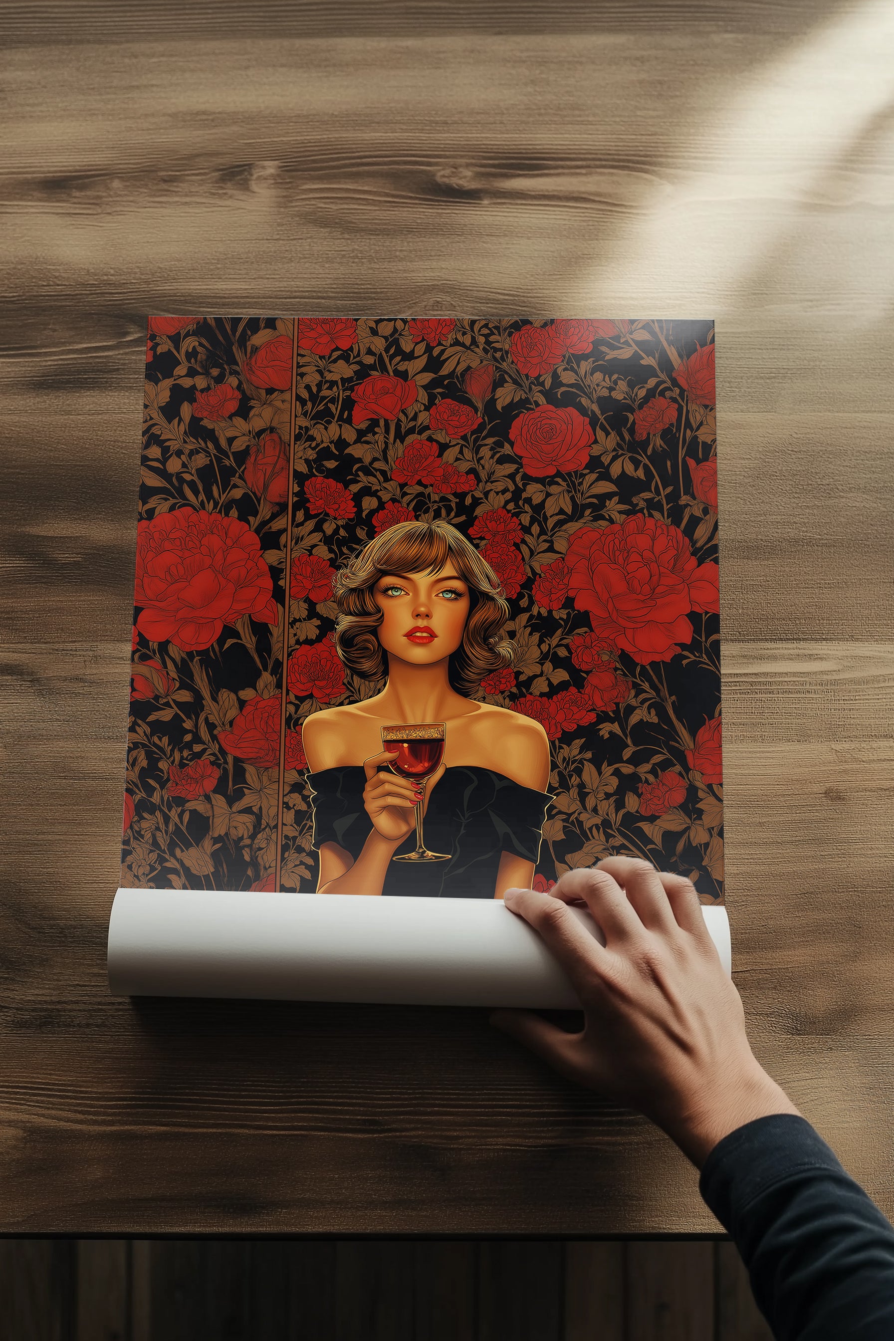 Cocktail Party Wall Art Print — Mid-Century Hosting Poster