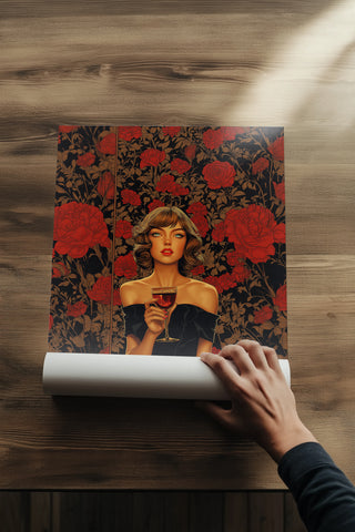 Cocktail Party Wall Art Print — Mid-Century Hosting Poster