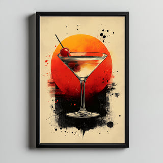 Cherry Glow Wall Art Print — Y2K Cherry Aesthetic Poster