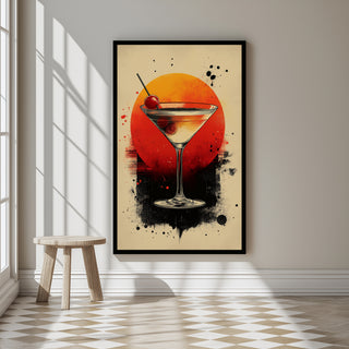 Cherry Glow Wall Art Print — Y2K Cherry Aesthetic Poster