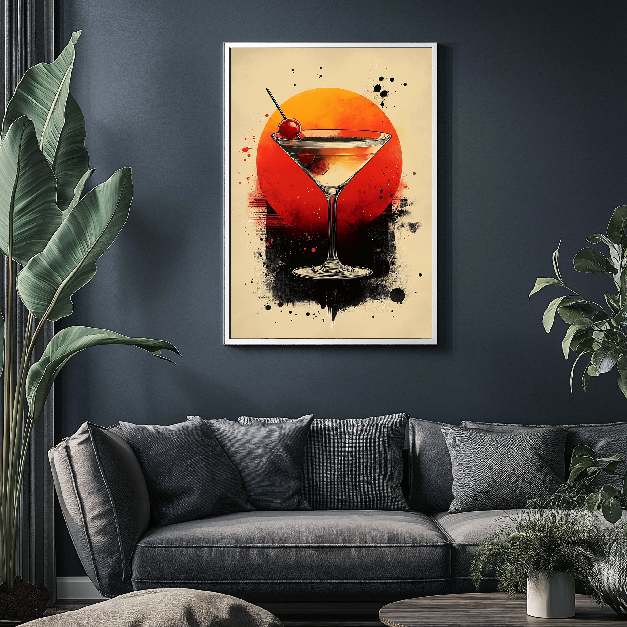 Cherry Glow Wall Art Print — Y2K Cherry Aesthetic Poster