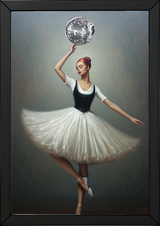 Twirl in Time Wall Art Print — Romantic Vintage Dance Poster