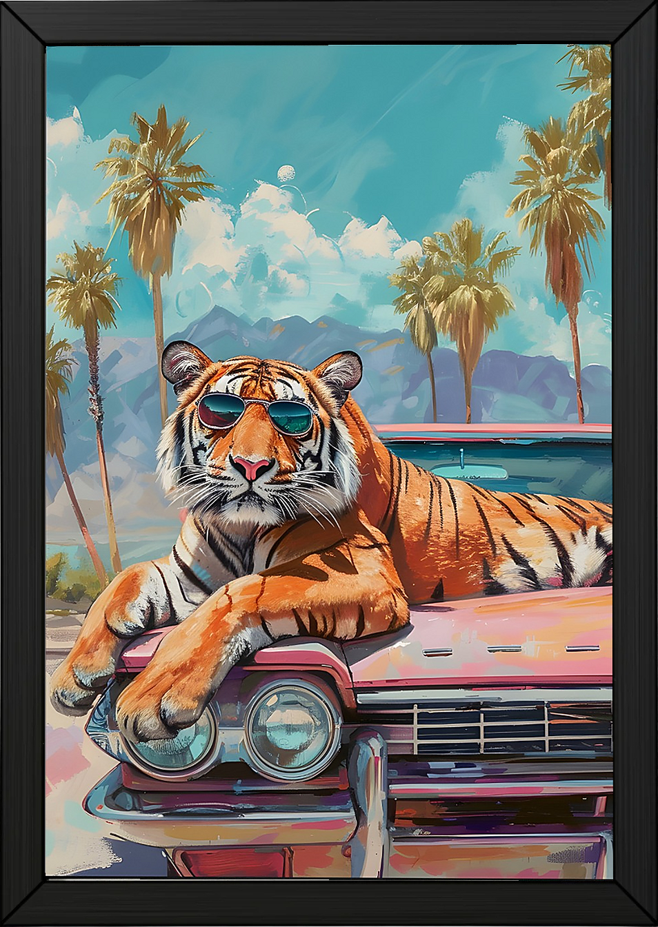 Tropical Swagger Wall Art Print — Bold Tropical Aesthetic Poster