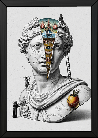 Pleasure and Peril — Bosch Inspired Wall Art Print