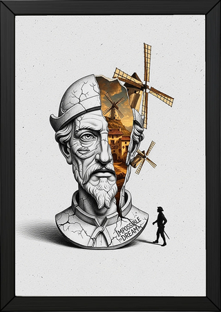 Impossible to Dream — Don Quixote Wall Art Print