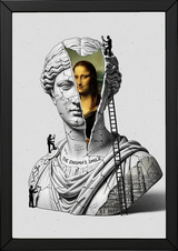 The Enigma's Smile — Mona Lisa Wall Art Print