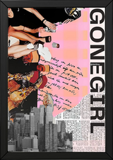 Gone Girl Wall Art Print — Bold Mysterious Quote Poster
