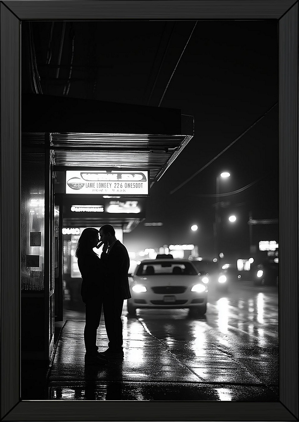 Window of Love Wall Art Print — Romantic View Poster