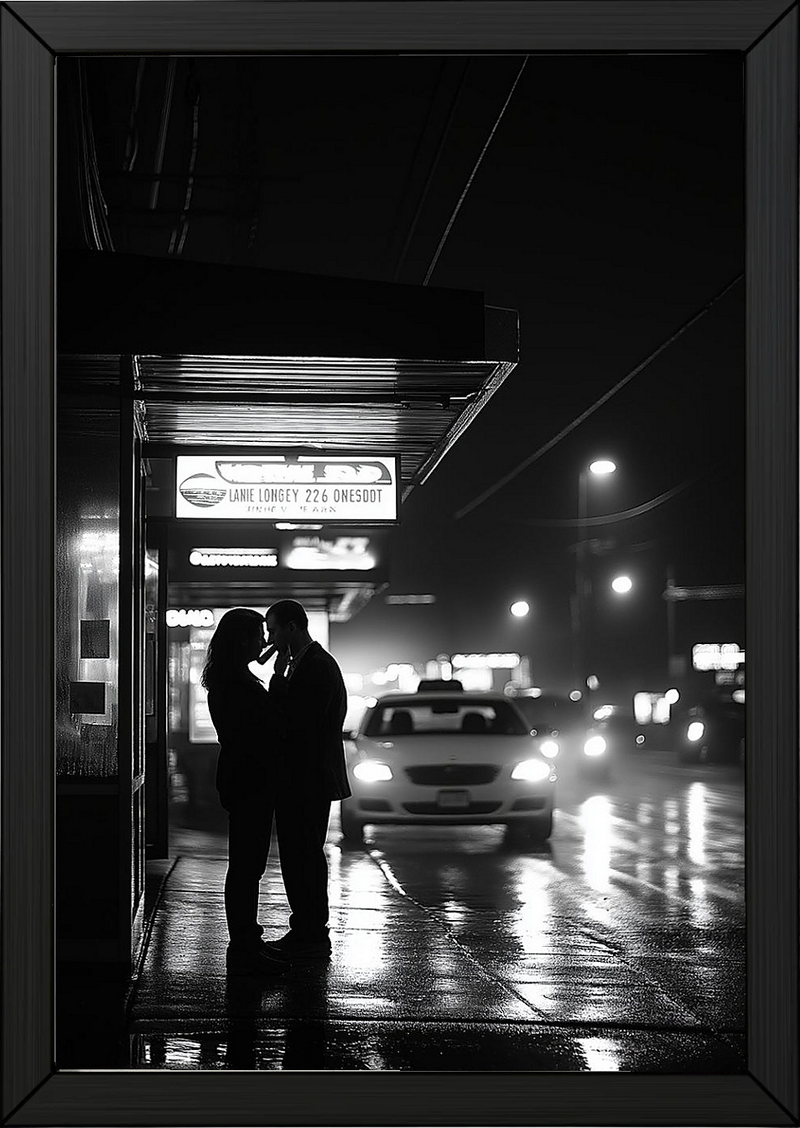 Window of Love Wall Art Print — Romantic View Poster