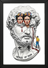 Heritage of Pain — Frida Kahlo Inspired Wall Art Print