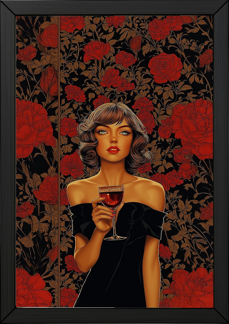 Cocktail Party Wall Art Print — Mid-Century Hosting Poster
