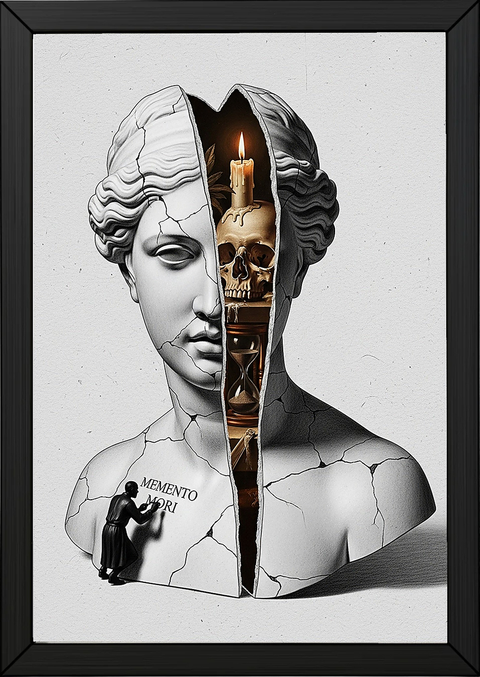 Memento Mori — Surreal Venus Vanitas Wall Art Print