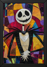 Jack Skellington Wall Art Print — Nightmare Before Christmas Tribute Poster