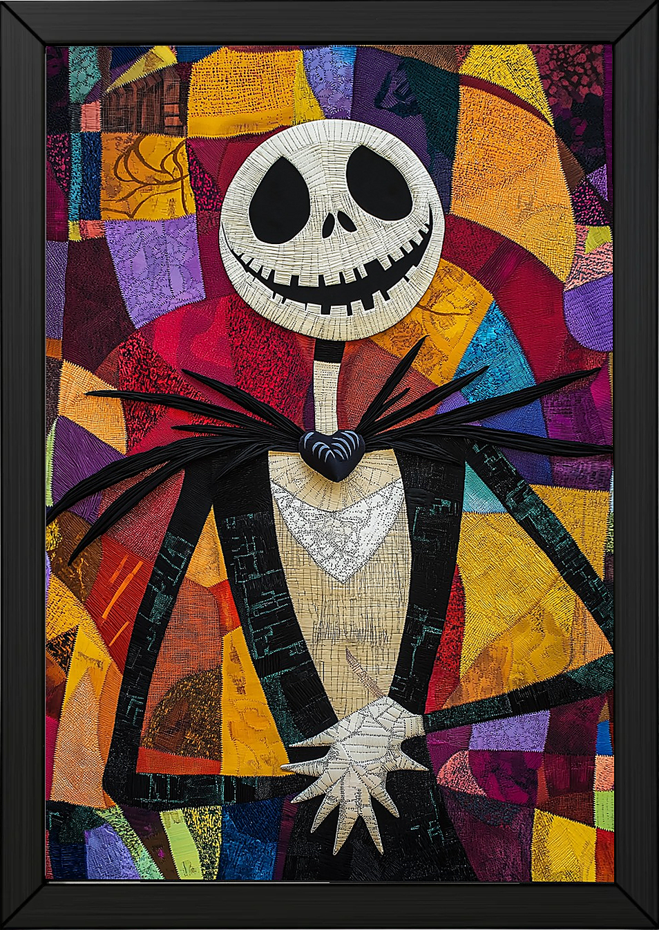 Jack Skellington Wall Art Print — Nightmare Before Christmas Tribute Poster
