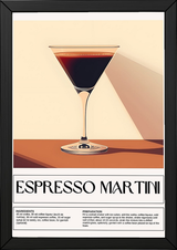 Espresso Martini Wall Art Print — Coffee Cocktail Poster