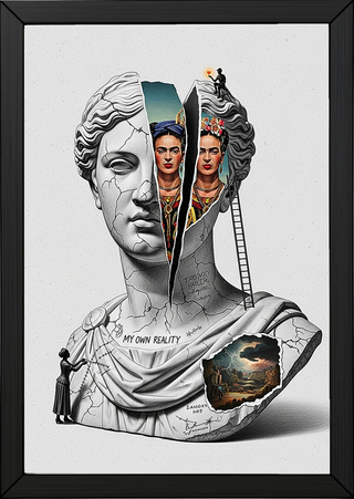 My Own Reality — Frida Kahlo Inspired Wall Art Print