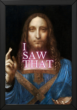 I Saw That Wall Art Print — Watchful Quote Poster