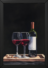 Evening Elegance Wall Art Print — Sophisticated Cocktail Hour Poster