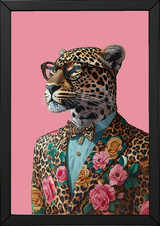 The Sophisticated Wild Wall Art Print — Refined Animal Portrait Poster