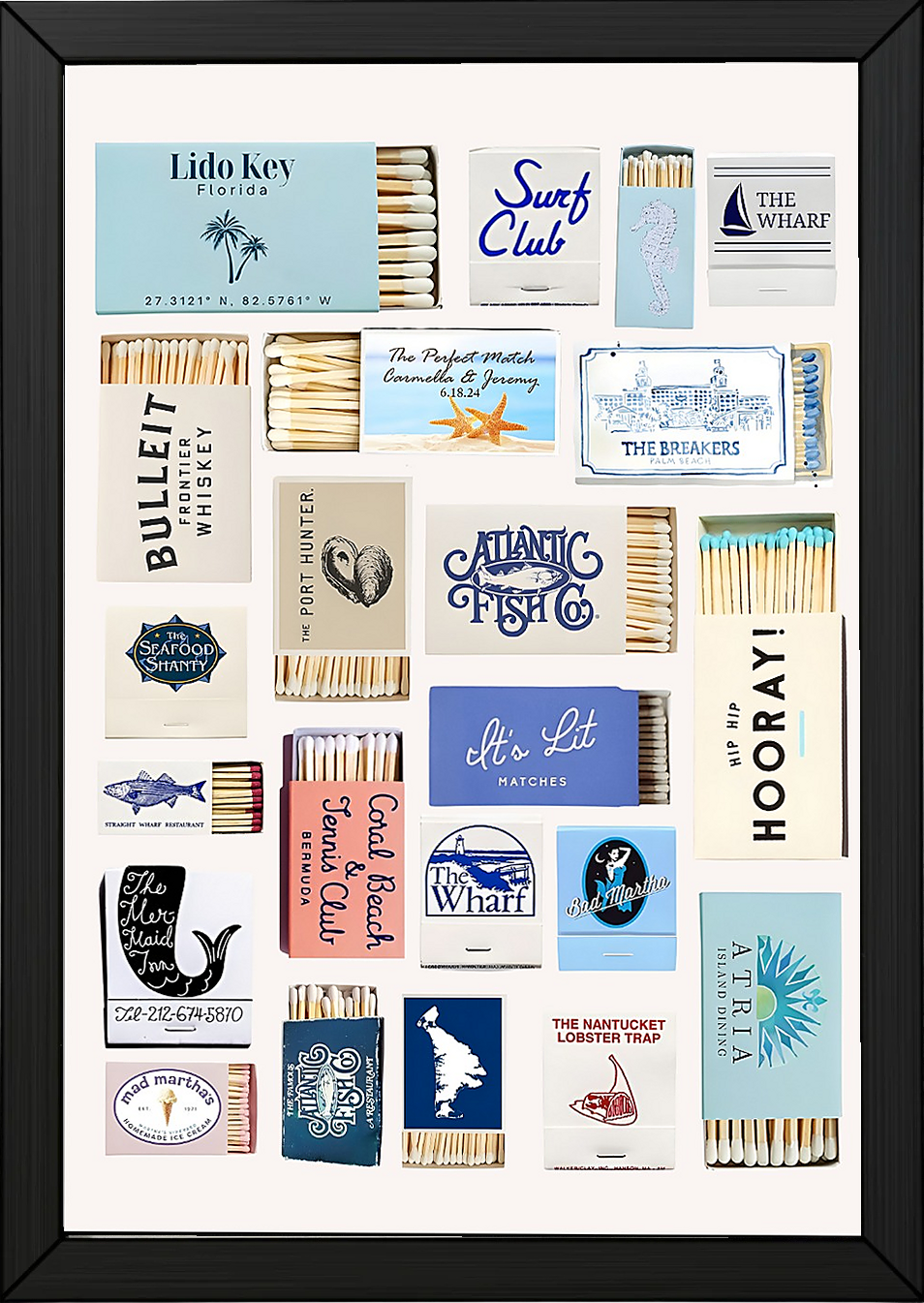 Ephemera Wall Art Print — Vintage Collage Aesthetic Poster