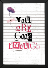 You Are Good Enough Wall Art Print — Affirmation Self-Love Quote Poster