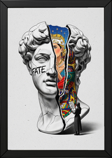 Fate Tarot — Surreal David Bust Wall Art Print