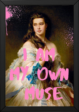 I Am My Own Muse Wall Art Print — Self-Love Empowerment Quote Poster