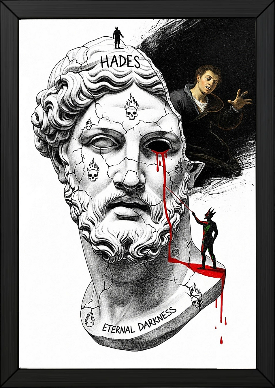 Eternal Darkness — Hades Mythology Wall Art Print