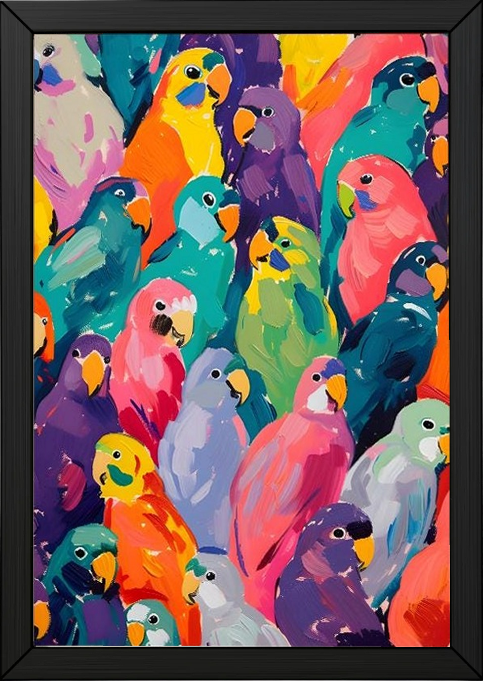 Tropical Brushstroke — Vibrant Animal &amp; Bird Art