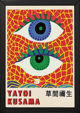 Yayoi Kusama Eye Art Print — Pop Art Contemporary Poster