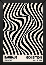 Bauhaus Exhibition 1923 Poster — Frankfurt Op Art Print