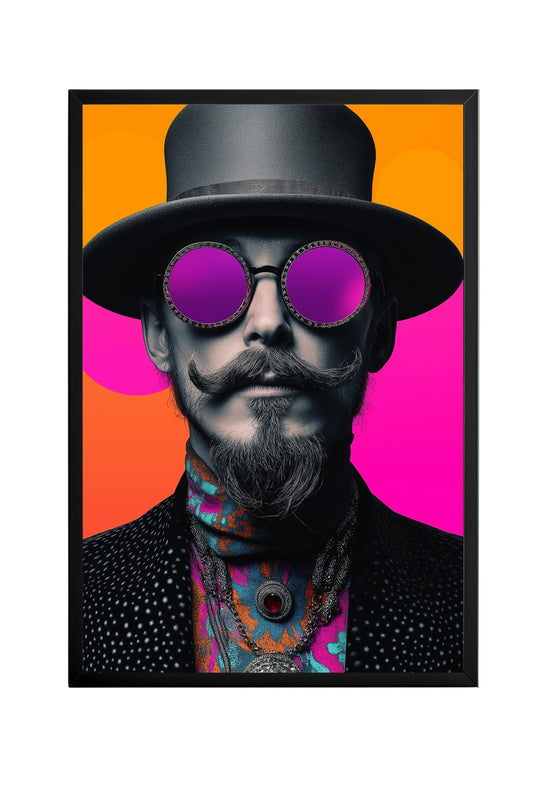 Neon Mystique Tablo Boyutlarında ve Yüksek Kaliteli Poster