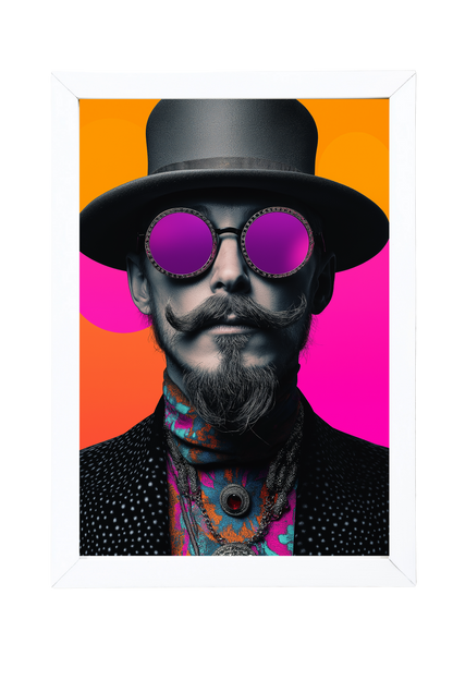 Neon Mystique Tablo Boyutlarında ve Yüksek Kaliteli Poster